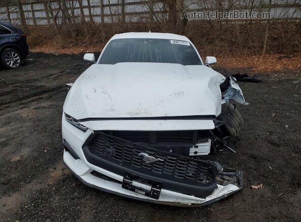 1FA6P8TH1R5130672 2024 FORD MUSTANG Белый Вид спереди