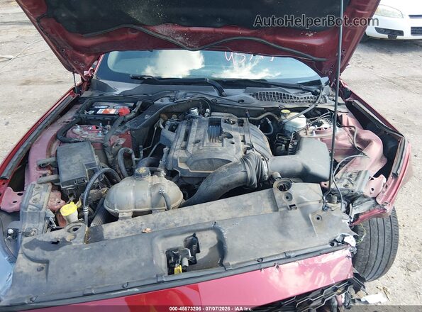 1FA6P8TH2G5218918 2016 FORD MUSTANG Red Вид ззаду