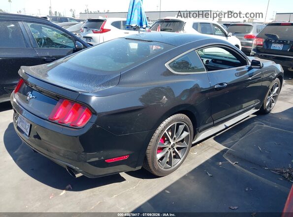 1FA6P8TH2G5230471 2016 FORD MUSTANG Черный Задняя правая четверть