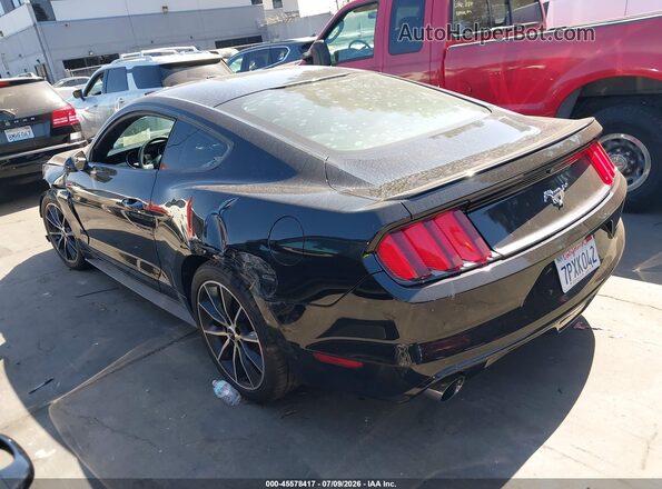 1FA6P8TH2G5230471 2016 FORD MUSTANG Черный Задняя левая четверть