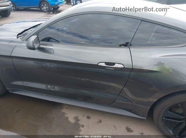 1FA6P8TH2G5273563 2016 FORD MUSTANG Gray 360 interior view