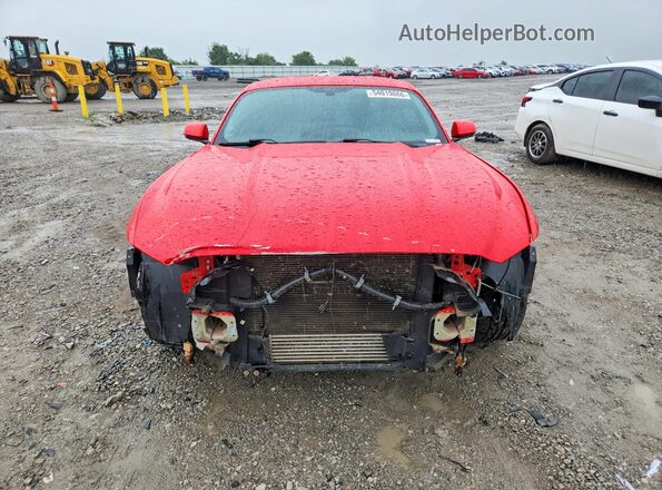 1FA6P8TH2H5249720 2017 FORD MUSTANG Red Вид спереду