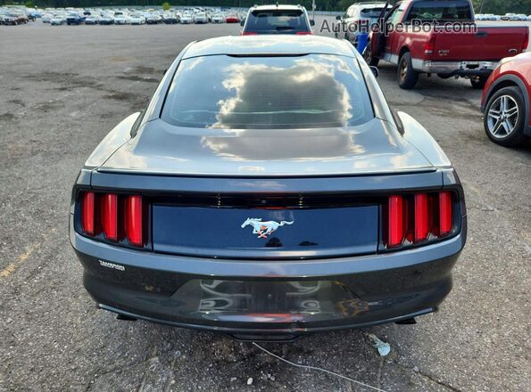1FA6P8TH2H5345766 2017 FORD MUSTANG Серый Вид сзади