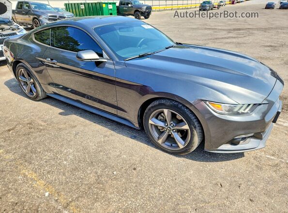 1FA6P8TH2H5345766 2017 FORD MUSTANG Серый Передняя правая четверть