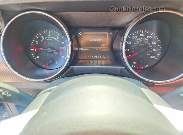 1FA6P8TH2H5345766 2017 FORD MUSTANG Серый Вид щитка приборов