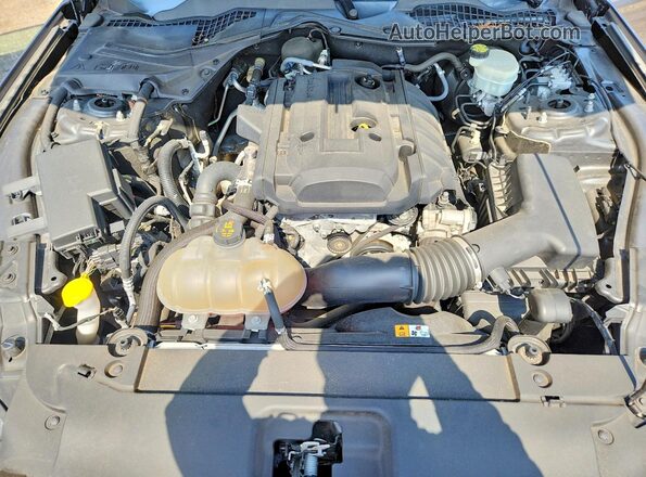 1FA6P8TH2H5345766 2017 FORD MUSTANG Серый Вид задней части салона