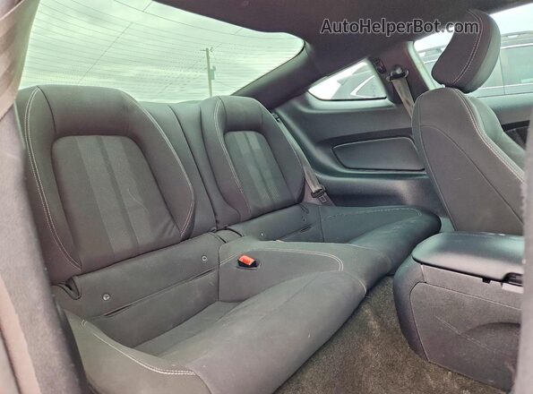 1FA6P8TH2J5108393 2018 FORD MUSTANG Gray Vista de los asientos traseros