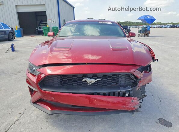 1FA6P8TH2J5116722 2018 FORD MUSTANG Red Vista frontal