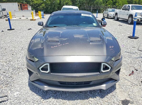 1FA6P8TH2J5118602 2018 FORD MUSTANG Угольный Вид спереди