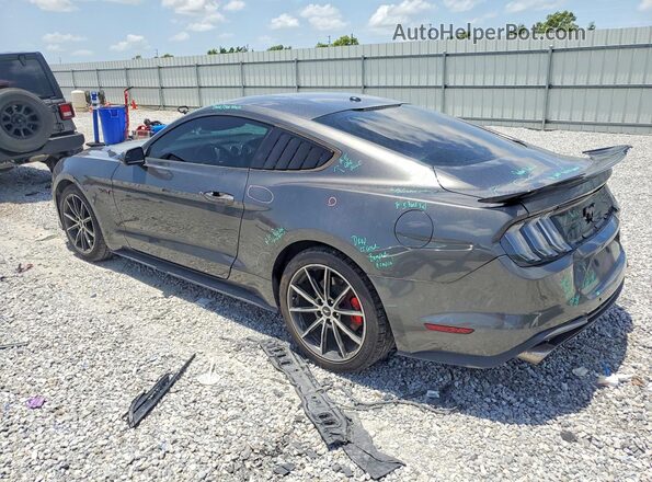 1FA6P8TH2J5118602 2018 FORD MUSTANG Угольный Задняя левая четверть