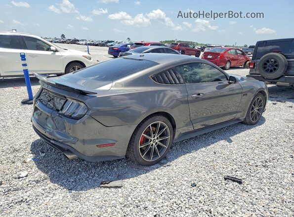 1FA6P8TH2J5118602 2018 FORD MUSTANG Угольный Задняя правая четверть