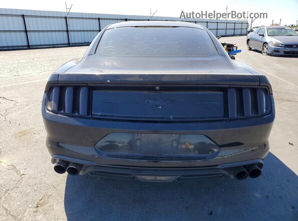 1FA6P8TH2J5123606 2018 FORD MUSTANG Black Widok z tyłu