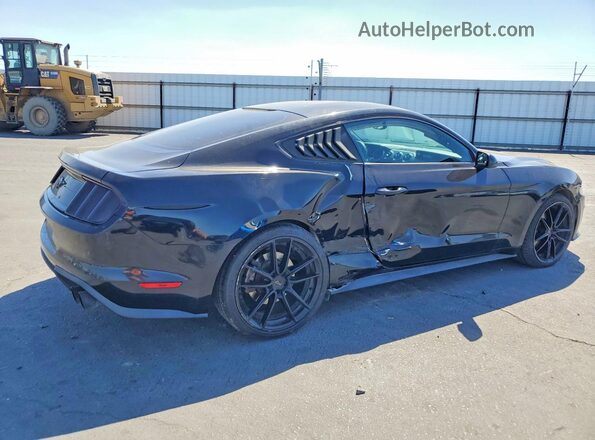 1FA6P8TH2J5123606 2018 FORD MUSTANG Black Tył prawy