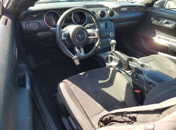 1FA6P8TH2J5123606 2018 FORD MUSTANG Black Widok deski rozdzielczej