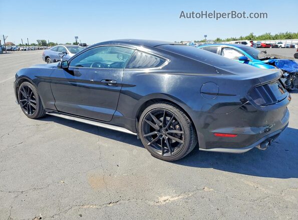 1FA6P8TH2J5123606 2018 FORD MUSTANG Black Tył lewy