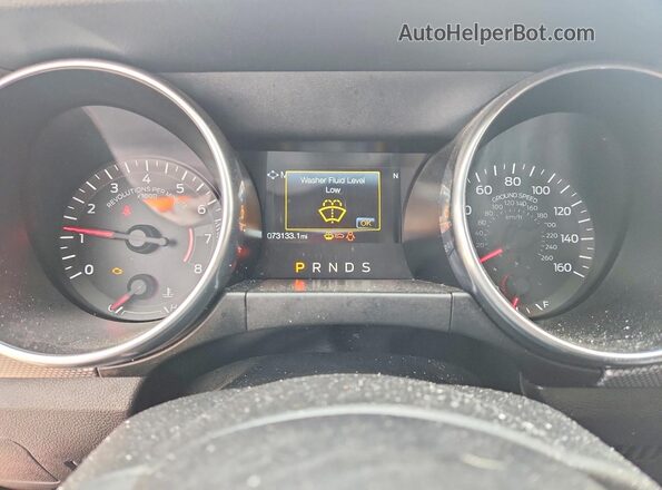 1FA6P8TH2J5129910 2018 FORD MUSTANG Maroon Instrument cluster view