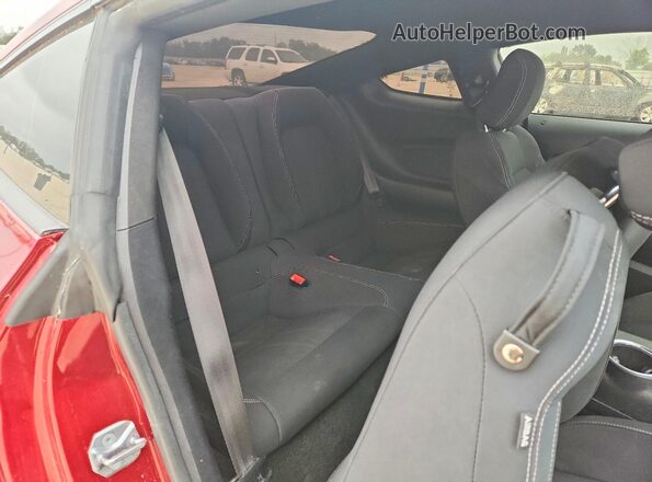 1FA6P8TH2J5129910 2018 FORD MUSTANG Maroon Rear seats view
