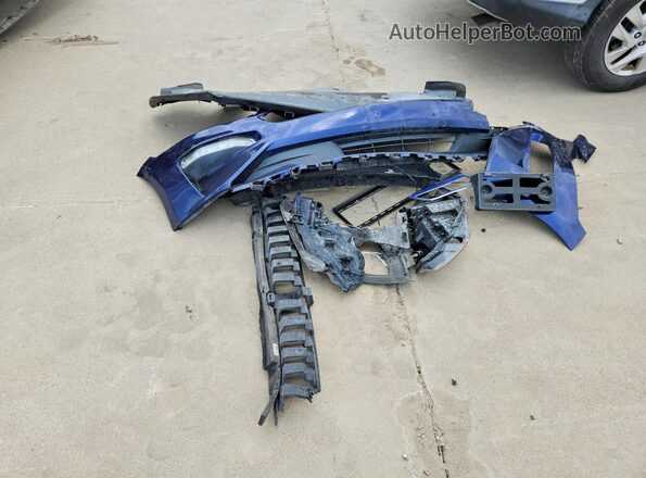 1FA6P8TH2K5130833 2019 FORD MUSTANG Blue Engine compartment view