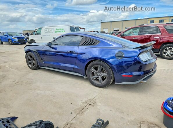 1FA6P8TH2K5130833 2019 FORD MUSTANG Blue Rear left