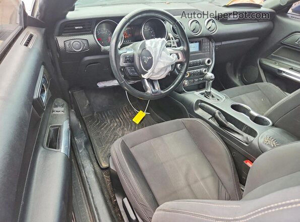1FA6P8TH2K5130833 2019 FORD MUSTANG Blue Dashboard view