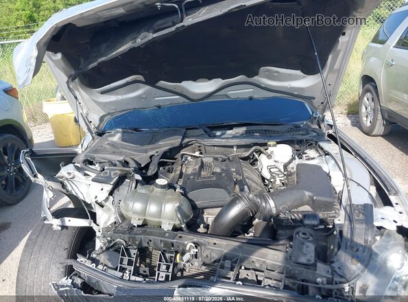 1FA6P8TH2K5159751 2019 FORD MUSTANG Серебряный Вид сзади