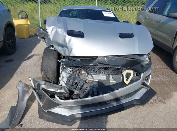 1FA6P8TH2K5159751 2019 FORD MUSTANG Серебряный Вид спереди