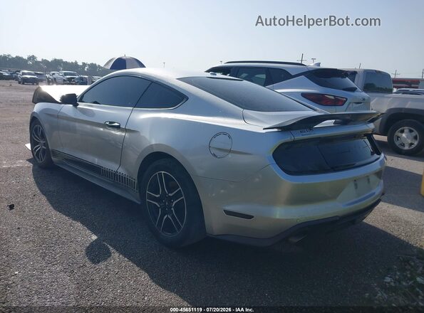 1FA6P8TH2K5159751 2019 FORD MUSTANG Серебряный Задняя левая четверть