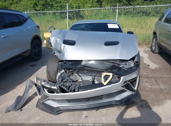 1FA6P8TH2K5159751 2019 FORD MUSTANG Серебряный Вид щитка приборов