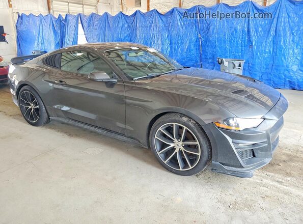 1FA6P8TH2L5133801 2020 FORD MUSTANG Серый Передняя правая четверть