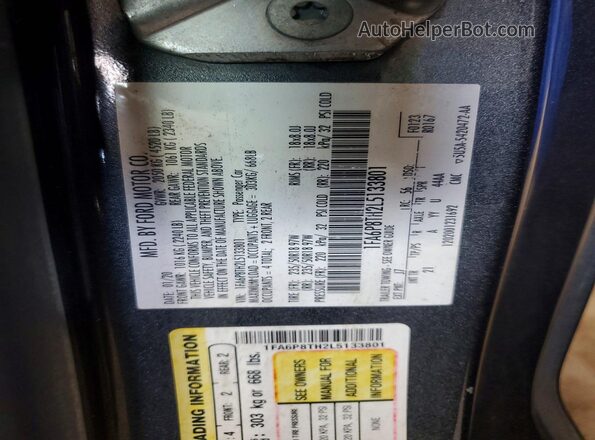 1FA6P8TH2L5133801 2020 FORD MUSTANG Серый Вид подкапотного пространства