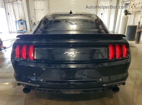 1FA6P8TH2L5148704 2020 FORD MUSTANG Black Widok z tyłu