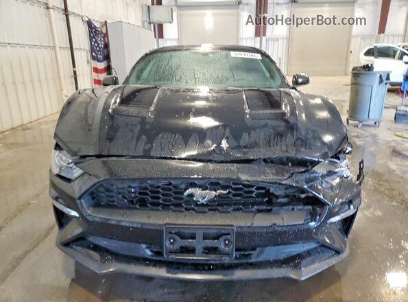 1FA6P8TH2L5148704 2020 FORD MUSTANG Black Widok z przodu