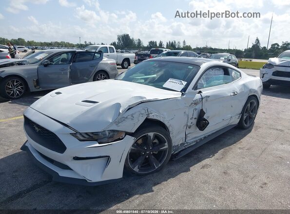 1FA6P8TH2M5128065 2021 FORD MUSTANG White Դիմացի տեսք