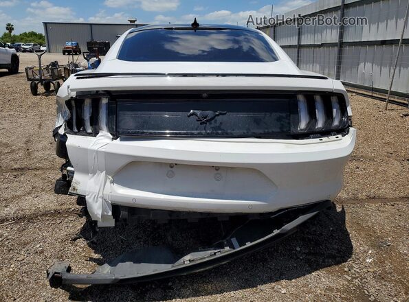 1FA6P8TH2M5148834 2021 FORD MUSTANG White Вид ззаду