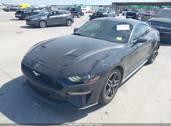 1FA6P8TH2N5134997 2022 FORD MUSTANG Черный Передняя левая четверть