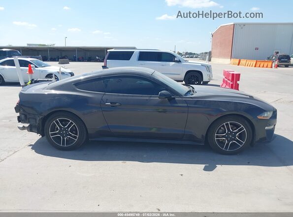 1FA6P8TH2N5134997 2022 FORD MUSTANG Черный Вид задней части салона
