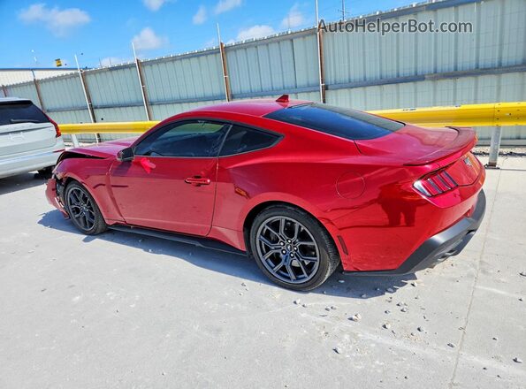 1FA6P8TH2R5117199 2024 FORD MUSTANG Red Задня ліва чверть