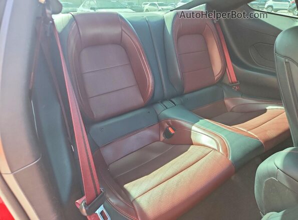 1FA6P8TH2R5117199 2024 FORD MUSTANG Red Вид задніх сидінь
