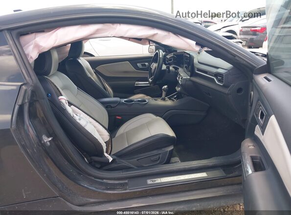 1FA6P8TH2R5118157 2024 FORD MUSTANG Gray Front interior view