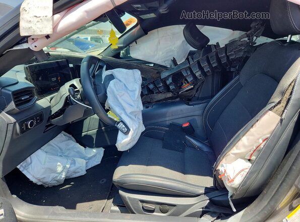 1FA6P8TH2R5129157 2024 FORD MUSTANG Gray Սալոնի դիմացի տեսք