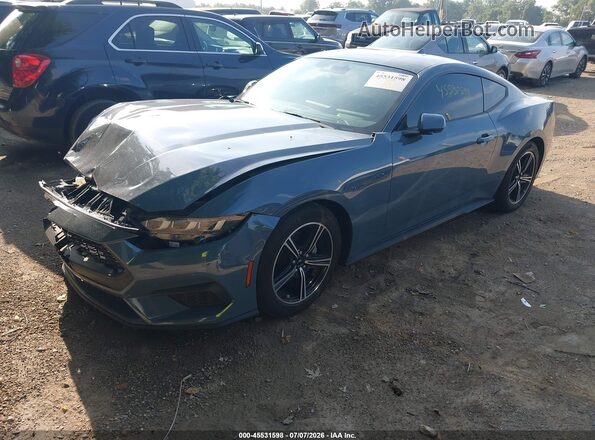 1FA6P8TH2R5136948 2024 FORD MUSTANG Blue Przód lewy