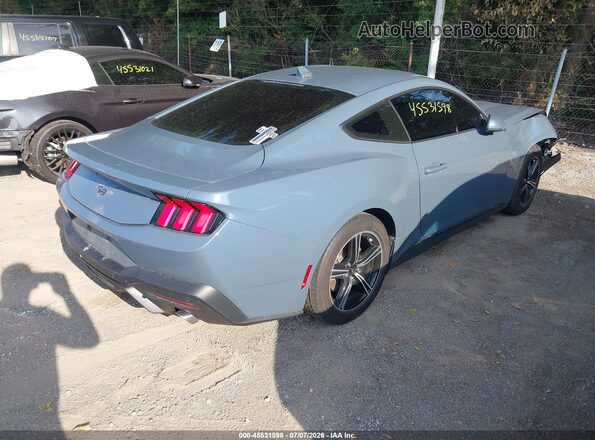 1FA6P8TH2R5136948 2024 FORD MUSTANG Blue Tył prawy