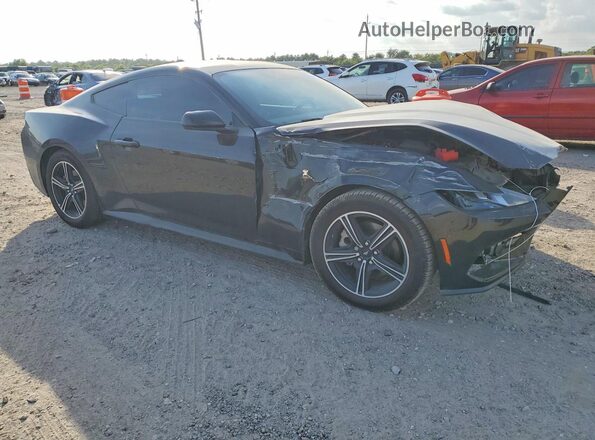 1FA6P8TH2R5137341 2024 FORD MUSTANG Черный Передняя правая четверть
