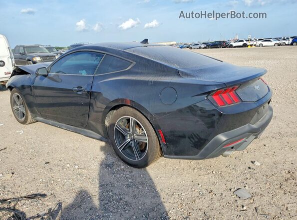 1FA6P8TH2R5137341 2024 FORD MUSTANG Черный Задняя левая четверть
