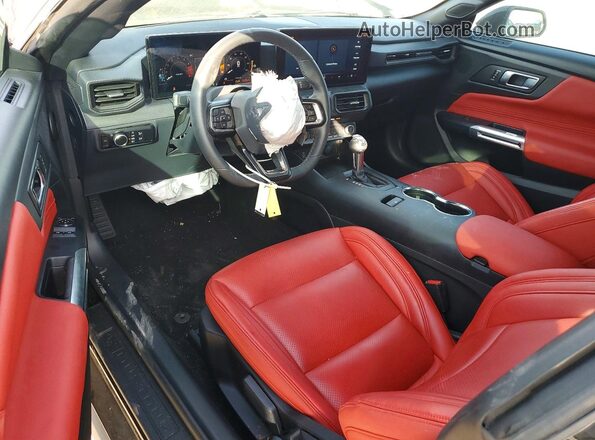 1FA6P8TH2R5137341 2024 FORD MUSTANG Черный Вид панели приборов