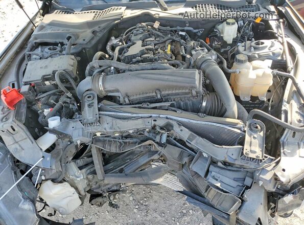 1FA6P8TH2R5137341 2024 FORD MUSTANG Черный Вид задней части салона