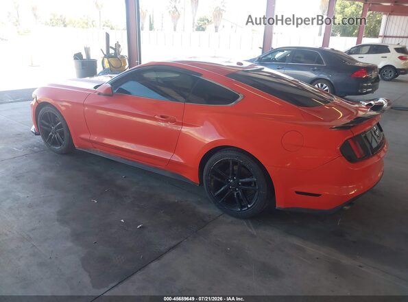 1FA6P8TH3G5245481 2016 FORD MUSTANG Оранжевый Задняя левая четверть