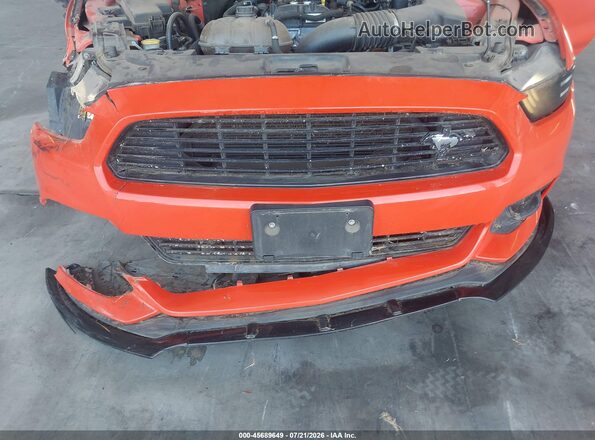1FA6P8TH3G5245481 2016 FORD MUSTANG Оранжевый Вид спереди