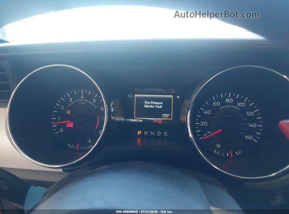1FA6P8TH3G5245481 2016 FORD MUSTANG Оранжевый Вид задних сидений