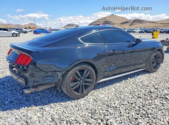 1FA6P8TH3G5318154 2016 FORD MUSTANG Black Tył prawy